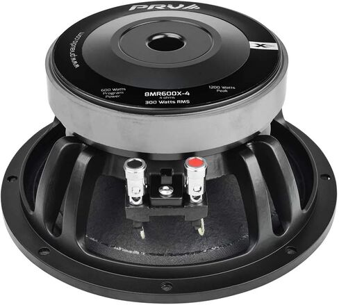 PRV AUDIO 8 Inch Midrange Speaker 8MR600X-4, 600 Watts 4 Ohm, 2 in Voice Coil, X-treme Mid Range Loudspeaker for Pro Car Audio Systems (Single) in Saudi Arabia