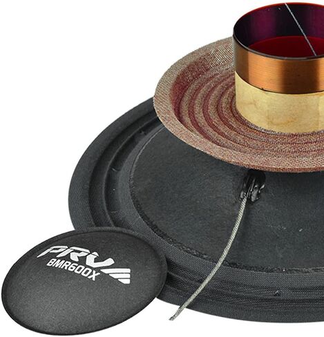 PRV AUDIO 8 Inch Midrange Speaker 8MR600X-4, 600 Watts 4 Ohm, 2 in Voice Coil, X-treme Mid Range Loudspeaker for Pro Car Audio Systems (Single) in Saudi Arabia