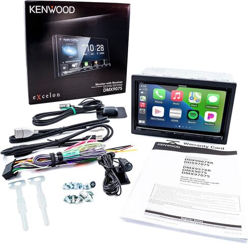 KENWOOD eXcelon DMX907S 6.95" Digital Multimedia Bluetooth Car Stereo with USB, AM/FM HD Radio, Double DIN, Wireless Apple CarPlay and Android Auto, SiriusXM in Saudi Arabia