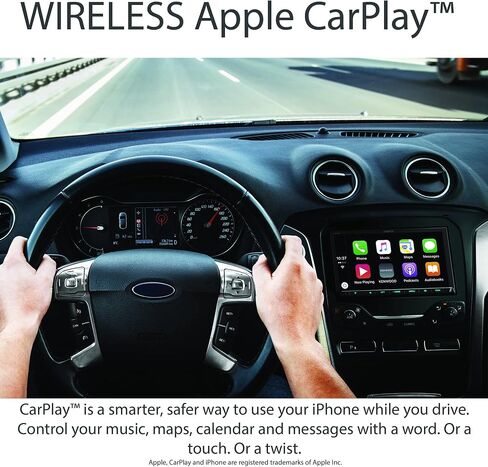 KENWOOD eXcelon DMX907S 6.95" Digital Multimedia Bluetooth Car Stereo with USB, AM/FM HD Radio, Double DIN, Wireless Apple CarPlay and Android Auto, SiriusXM in Saudi Arabia