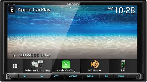 KENWOOD eXcelon DMX907S 6.95" Digital Multimedia Bluetooth Car Stereo with USB, AM/FM HD Radio, Double DIN, Wireless Apple CarPlay and Android Auto, SiriusXM in Saudi Arabia