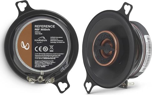 Infinity Reference 3032cf مكبر صوت ثنائي الاتجاه مقاس 3.5 بوصة وقوة 75 وات (زوج) in Kuwait