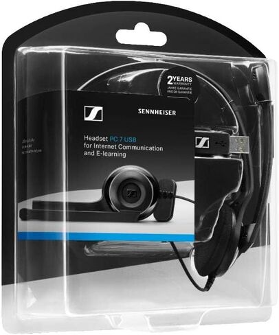Sennheiser Consumer Audio EPOS PC 7 USB - Mono USB Headset for PC and MAC, Black (504196) (Pack of 3) in Saudi Arabia