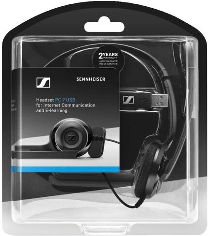 Sennheiser Consumer Audio EPOS PC 7 USB - Mono USB Headset for PC and MAC, Black (504196) (Pack of 3) in Saudi Arabia