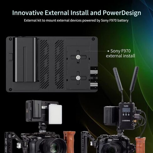 FEELWORLD FW568S 6 Inch SDI Field Monitor Full HD 1920x1080 IPS DSLR Camera Monitor with Waveform LUT Peak Video Focus F970 External Power and Install Kit 3G SDI 4K HDMI Input 8.4 V DC Output in Saudi Arabia