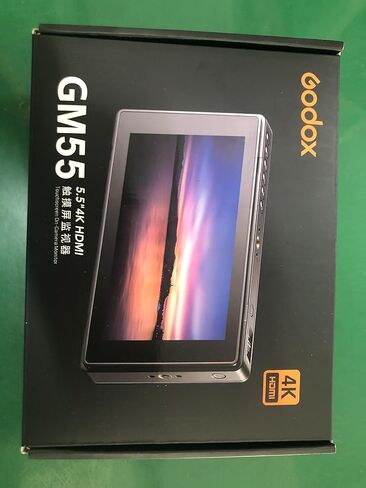 شاشة Godox GM55 5.5 بوصة IPS تعمل باللمس على الكاميرا 1920 x 1080 IPS تدعم شاشة 4K HDMI مخرج متوافق مع 3D LUT Rec.709 متوافق مع F550/F750/F970 in Kuwait