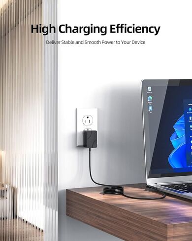 24W AC/DC Charger for Chuwi-Herobook pro ，13" 14" GemiBook Pro ，13.3" Lakebook CW1509，UBook Pro X CWI535，AeroBook Pro Laptop Tablet Power Cord Adapter Supply in Saudi Arabia