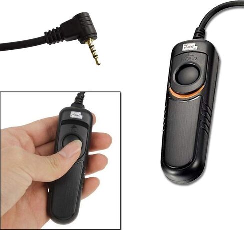 Pixel Shutter Remote L1 Shutter Release Cord for Panasonic Leica Cameras | DMW-RSL1 for Panasonic G9 II G7 G85 GH7 GH6 GH5 GH4 S5 S1 S1R S1H GX8 GX7 FZ300 FZ1000 II FZ2500 FZ200 FZ150 FZ100 G6 G5 etc. in Saudi Arabia