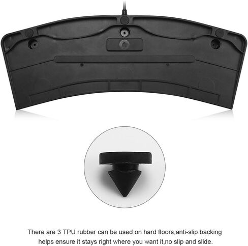 iKKEGOL Upgraded USB Triple Foot Pedal Switch Control 3 Three Key Footswitch Program Customized Computer Keyboard Mouse Game Action HID in Kuwait