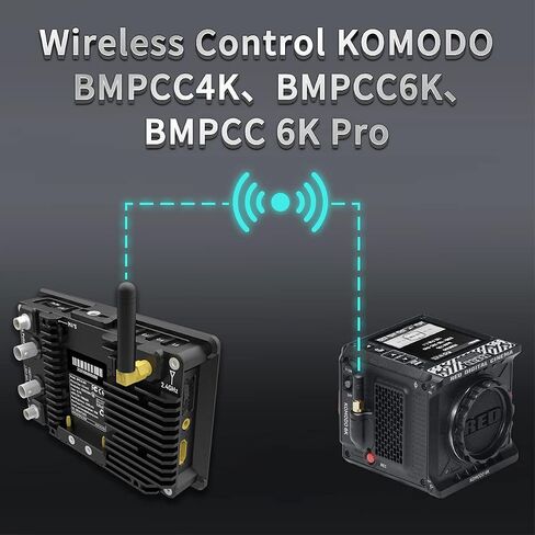 شاشة PortKeys BM5 III WR مقاس 5.5 بوصة 2200Nit SDI HDMI شاشة تحكم في الكاميرا اللاسلكية لـ RED Komodo / BMPCC4 / 6K 6K Pro، تحكم سلكي لـ Canon Sony Z Cam TILTA Nucleus (لسوني) in Saudi Arabia