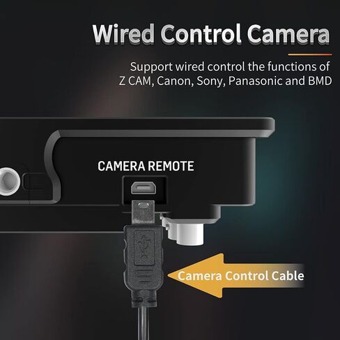شاشة PortKeys BM5 III WR مقاس 5.5 بوصة 2200Nit SDI HDMI شاشة تحكم في الكاميرا اللاسلكية لـ RED Komodo / BMPCC4 / 6K 6K Pro، تحكم سلكي لـ Canon Sony Z Cam TILTA Nucleus (لسوني) in Saudi Arabia