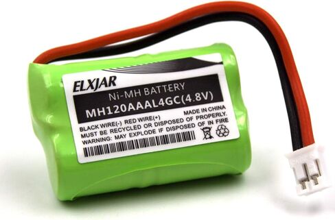(2-Pack) 4.8V 150mAh Ni-MH Rechargeable Battery for SportDOG SDT00-11907 MH120AAAL4GC (DC-17), SD-400, SD-350, SD-800 Series, SAC00-15724 PDT00-12470 RFA-417 PAC00-12159 FR-200P Remote Dog Trainer in Saudi Arabia