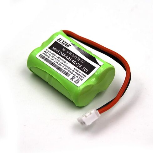 (2-Pack) 4.8V 150mAh Ni-MH Rechargeable Battery for SportDOG SDT00-11907 MH120AAAL4GC (DC-17), SD-400, SD-350, SD-800 Series, SAC00-15724 PDT00-12470 RFA-417 PAC00-12159 FR-200P Remote Dog Trainer in Saudi Arabia