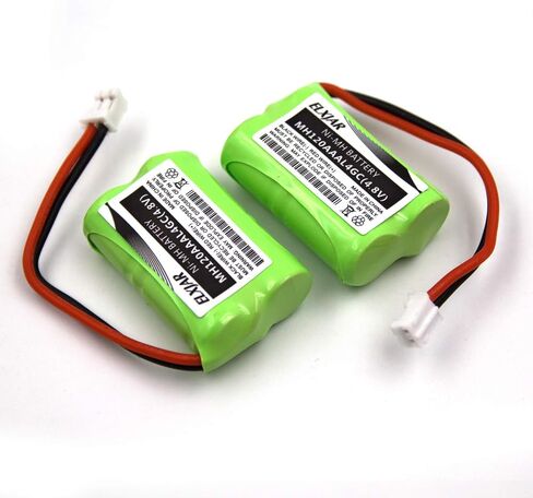 (2-Pack) 4.8V 150mAh Ni-MH Rechargeable Battery for SportDOG SDT00-11907 MH120AAAL4GC (DC-17), SD-400, SD-350, SD-800 Series, SAC00-15724 PDT00-12470 RFA-417 PAC00-12159 FR-200P Remote Dog Trainer in Saudi Arabia