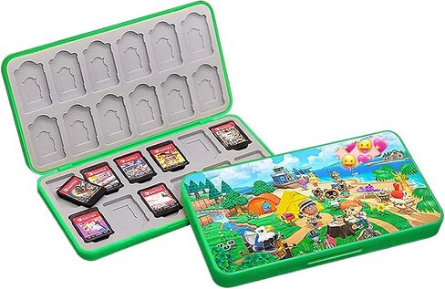 حقيبة تخزين بطاقات الألعاب VASYITSO Switch مع 24 فتحة خرطوشة و24 وحدة تخزين لبطاقة Micro SD، حامل ألعاب تبديل محمول مع إغلاق مغناطيسي، غلاف صلب واقٍ وبطانة ناعمة لبطاقة الألعاب in Saudi Arabia