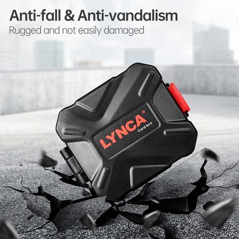 LYNCA Camera Memory Card Case,Waterproof&Shockproof Storage Box,Professional Camera Card Hard Protector Case,Hold 3 SD Cards 2 CF Cards 2 XQD Cards 2 TF (Micro SD) Card Case in Kuwait