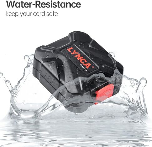 LYNCA Camera Memory Card Case,Waterproof&Shockproof Storage Box,Professional Camera Card Hard Protector Case,Hold 3 SD Cards 2 CF Cards 2 XQD Cards 2 TF (Micro SD) Card Case in Kuwait