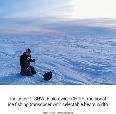 Garmin Small Ice Fishing Kit, 010-12462-10 & 010-12439-01 Tilt/Swivel Mount Striker 5Dv in Saudi Arabia