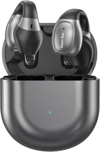سماعات أذن بلوتوث، سماعات أذن رياضية مفتوحة بمشبك على سماعات الأذن، سماعة أذن بلوتوث 5.3 لمكالمات الضوضاء، سماعة بلوتوث لاسلكية لتوصيل الهواء لركوب الدراجات، والجري، والمشي، والقيادة in Kuwait