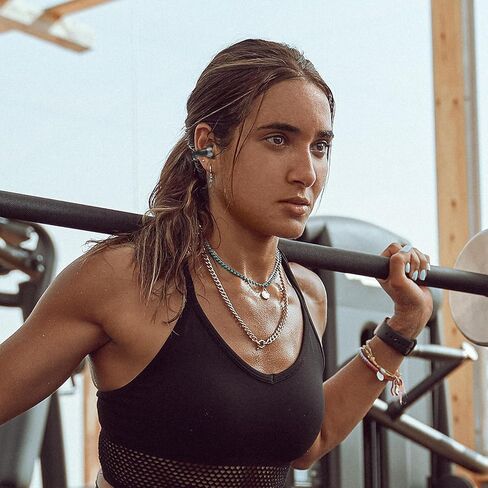 سماعات أذن بلوتوث، سماعات أذن رياضية مفتوحة بمشبك على سماعات الأذن، سماعة أذن بلوتوث 5.3 لمكالمات الضوضاء، سماعة بلوتوث لاسلكية لتوصيل الهواء لركوب الدراجات، والجري، والمشي، والقيادة in Kuwait