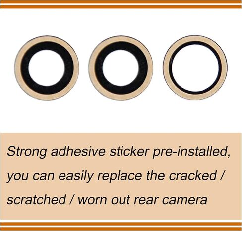 6pcs Back Glass Camera Lens Replacement with Tool Kit & Rear Camera Cover for iPhone 12 Pro 6.1 Inch (Not 12 pro max) in Saudi Arabia
