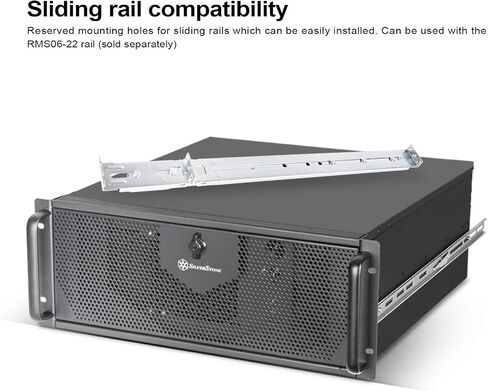 Silverstone RM42-502 4U rackmount Server Chassis with Liquid Cooling Compatibility, SST-RM42-502 in Saudi Arabia