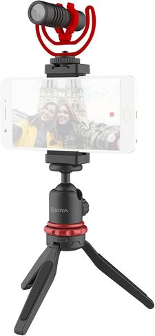 Boya BY-VG330 - Universal Smartphone Video kit, Black in Saudi Arabia