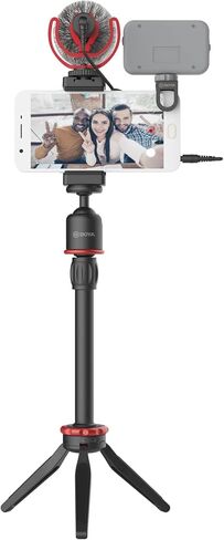 Boya BY-VG330 - Universal Smartphone Video kit, Black in Saudi Arabia