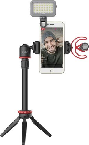 Boya BY-VG330 - Universal Smartphone Video kit, Black in Saudi Arabia