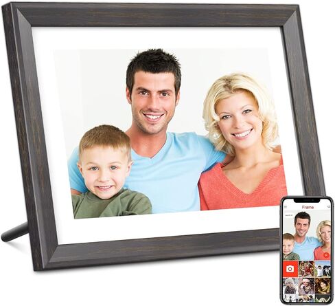 Digital Picture Frame,15.6 Inch Large Frameo Digital Photo Frame WiFi, 32GB,1920 * 1080 IPS HD Touch Screen,Tabletop&Wall-Mounted,Digital Frame Share Photos and Videos via Frameo App in Saudi Arabia