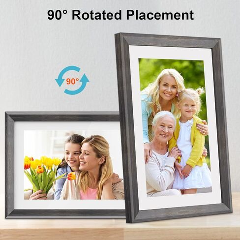 Digital Picture Frame,15.6 Inch Large Frameo Digital Photo Frame WiFi, 32GB,1920 * 1080 IPS HD Touch Screen,Tabletop&Wall-Mounted,Digital Frame Share Photos and Videos via Frameo App in Saudi Arabia