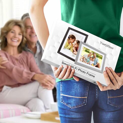 Digital Picture Frame,15.6 Inch Large Frameo Digital Photo Frame WiFi, 32GB,1920 * 1080 IPS HD Touch Screen,Tabletop&Wall-Mounted,Digital Frame Share Photos and Videos via Frameo App in Saudi Arabia