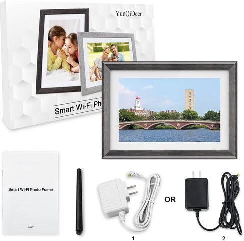 Digital Picture Frame,15.6 Inch Large Frameo Digital Photo Frame WiFi, 32GB,1920 * 1080 IPS HD Touch Screen,Tabletop&Wall-Mounted,Digital Frame Share Photos and Videos via Frameo App in Saudi Arabia
