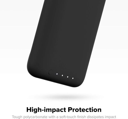 mophie Juice Pack Air - شحن لاسلكي - حافظة بطارية واقية لهاتف Apple iPhone Xs/X - أسود in Kuwait