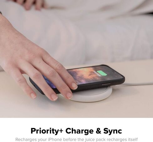 mophie Juice Pack Air - شحن لاسلكي - حافظة بطارية واقية لهاتف Apple iPhone Xs/X - أسود in Kuwait