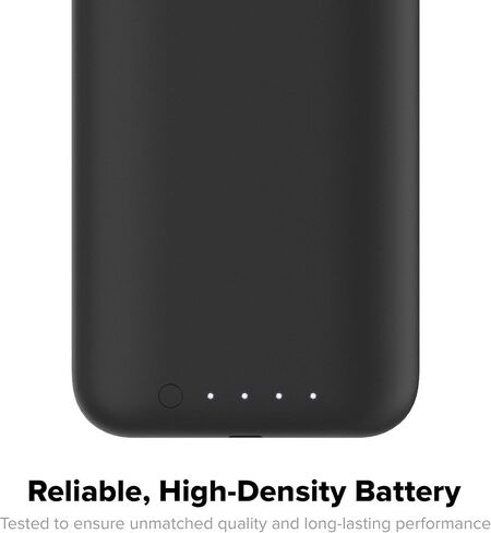 mophie Juice Pack Air - شحن لاسلكي - حافظة بطارية واقية لهاتف Apple iPhone Xs/X - أسود in Kuwait