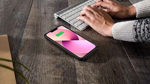 Battery Case for iPhone 13, Upgraded 7000mAh Ultra-Slim Rechargeable Portable Protective Charging Case Extended Battery Pack Compatible with iPhone 13 (6.1 inch) Charger Case Support Carplay (Black) in Kuwait