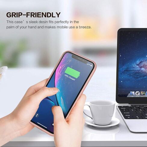 Battery Case for iPhone XR, 6800mAh Portable Charging Case for iPhone XR Rechargeable Backup External Battery Pack Extended Battery Protective Charger Case(6.1inch)-Black in Saudi Arabia
