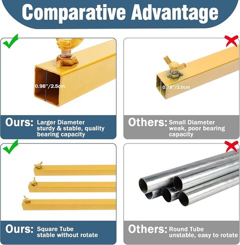 Fomcet 6.6FT x 10FT Backdrop Stand Heavy Duty with Base Gold Pipe and Drape Square Backdrop Stand Adjustable Portable Metal Arch Frame for Wedding Baby Shower Birthday Parties Banquet Decorations in Saudi Arabia