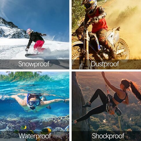 حافظة MRUOZRUI لهاتف Samsung Galaxy S23 Ultra، IP68 مقاومة للماء والصدمات والغبار والثلج، حافظة متينة واقية لكامل الجسم مع واقي شاشة مدمج لهاتف Galaxy S23 Ultra 5G 6.8 بوصة 2023 أسود in Kuwait