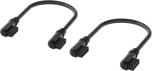 Corsair iCUE Link Cables - 2X 135mm Slim 90° - Black in Saudi Arabia