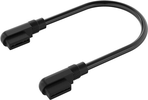Corsair iCUE Link Cables - 2X 135mm Slim 90° - Black in Saudi Arabia