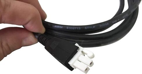 Linak – SMPS002 Power Supply + 2 Pole Cable 1800mm – Homeline – Deskline DL IC – Black – 2 pin Plug 1800mm in Saudi Arabia