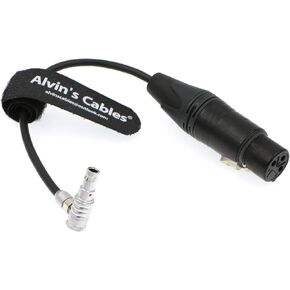 Alvin's Cables Audio Cable Right Angle 00 5 Pin Male to XLR 3 Pin Female for Z CAM E2 Camera in Saudi Arabia