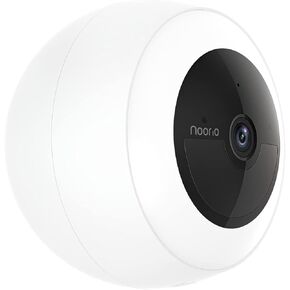 Noorio B310 Outdoor Wireless Security Camera 2K Resolution, Battery Powered Camera for Home Security, Color Night Vision with Ultra-Bright Spotlight 16GB Local Storage Work with Alexa (No Magnetic)