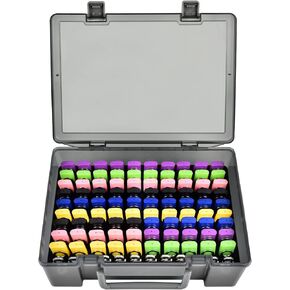 Flash Drive Case USB Memory Stick SD Card Storage Organizer- Holds 134pcs Thumb Drive Electronic Accessories Holder for Sandisk/ for Samsung/ for Inland/ for PNY/ for Netac (White)