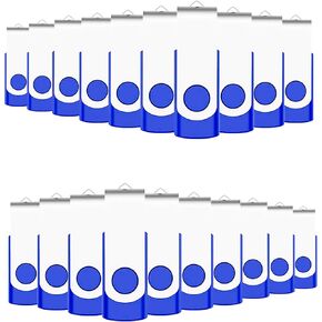 50-Pack of 2GB USB Flash Drive Bulk EASTBULL FAT32 Thumb Drives Pack (Blue) in Kuwait