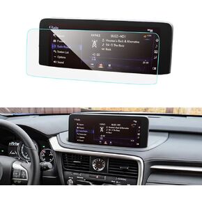 ZCLINKO Screen Protector Foils for 2020-2022 Lexsu RX Sport SUV 12.3 Inch Accessories Infotainment Display PET Plastic Anti-Scratch Navigation Center Control Touchscreen Protective Film