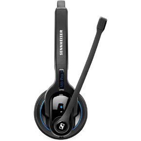 Sennheiser MB Pro 1 UC (506042) - Single-Sided, Dual-Connectivity, Wireless Bluetooth Headset | For Desk/Mobile Phone & Softphone/PC Connection| w/ HD Sound & Major UC Platform Compatibility (Black) in Saudi Arabia