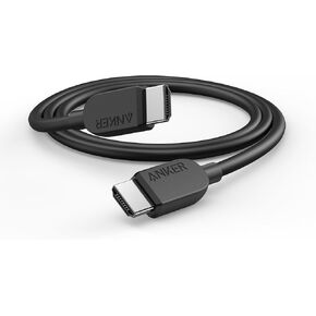 Anker HDMI Cable 8K@60Hz, 3ft Ultra HD 4K@120Hz HDMI to HDMI Cord, 48 Gbps Certified Ultra High-Speed Durable Cable with HDMI 2.1 and HDR, Compatible with Playstation 5, Xbox, Samsung TVs, and More